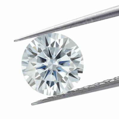 White D Color VVS 3MM-12MM Round Cut Loose Moissanite Stone
