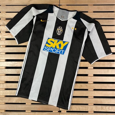 Mens Football T-Shirt Jersey Nike Juventus Vintage 04/05 Size XL