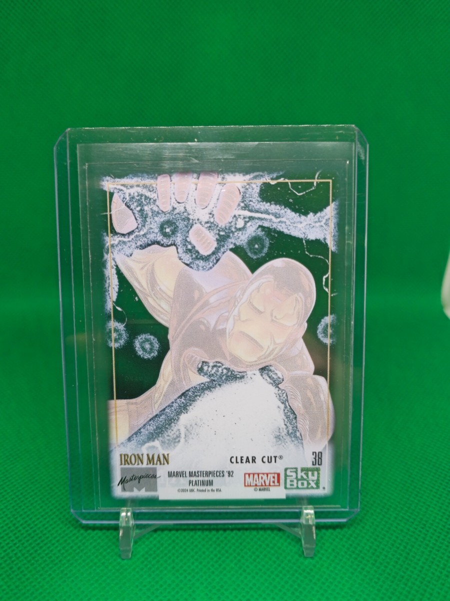 IRON MAN 2024 Marvel Masterpieces '92 Platinum #38 Clear Cut