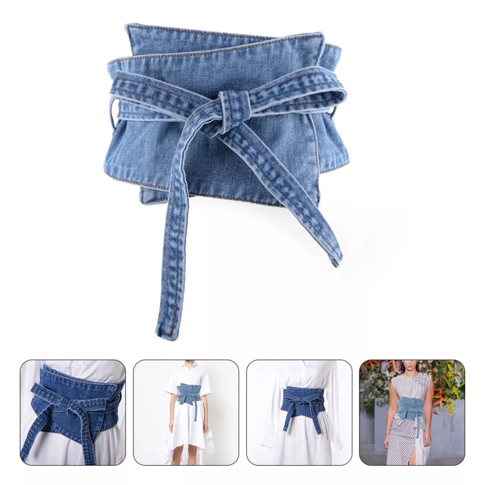 Denim Corset Belt