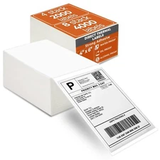 4x6 Direct Thermal Shipping Labels, 500, 1000, 2000 & 4000 count