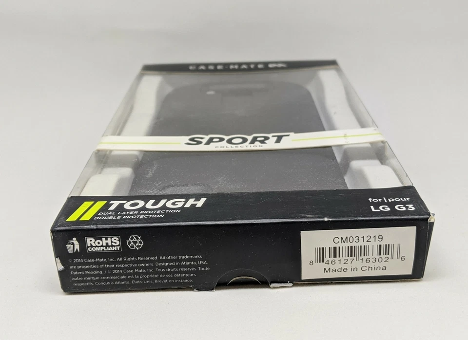 Case-Mate Sport Collection Tough Dual Layer Protection Case Black for LG G3 - Image 3 of 3