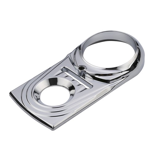 Chrome Dash Panel Insert Cover Fit For Harley Softail Fat Boy FLSTF 2000-2017 16 - Picture 7 of 9