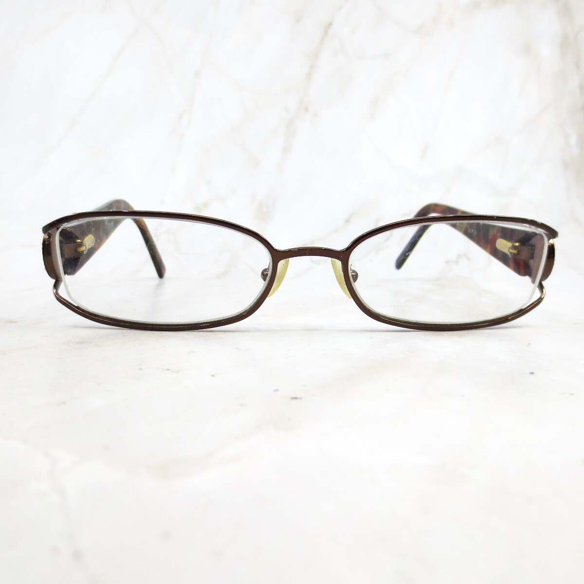 Derton Eyeglasses Frame DOC304 Womens Brown Metal Full Rim  display picture 1