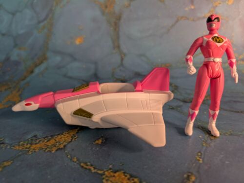 Mighty Morphin Power Rangers Pink Ranger & Crane Ninjazord McDonalds Figure 1995 - Picture 3 of 4