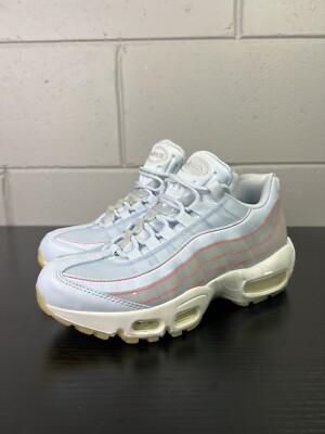 New Nike Air Max 95 SE Womens 6.5  Half Blue Summit White Off Shoes 918413-400