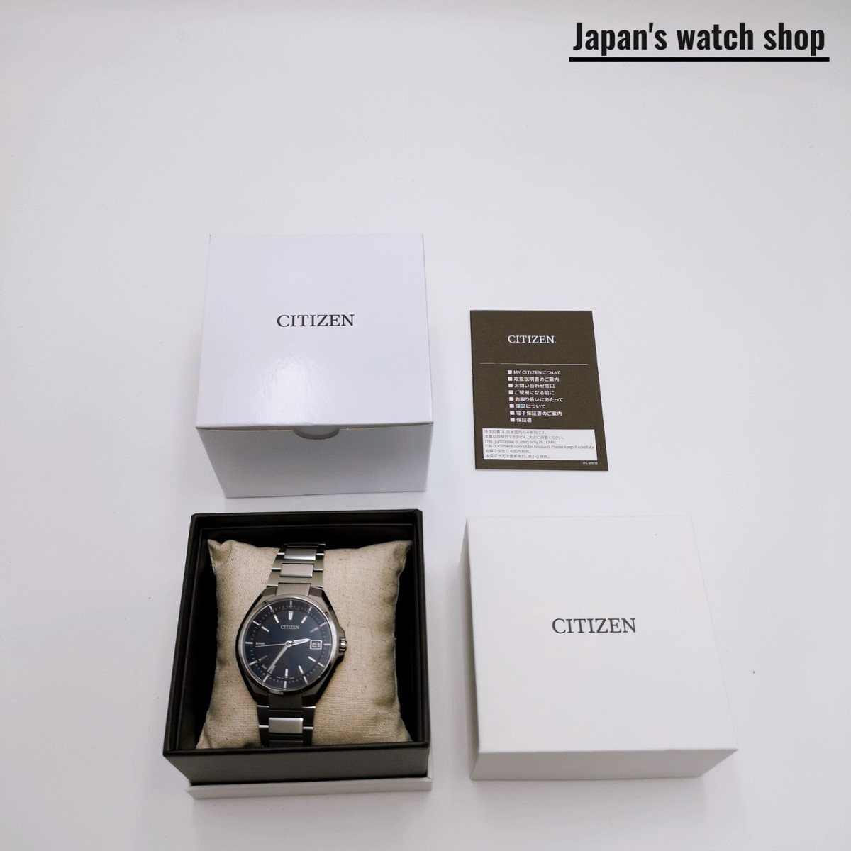 CITIZEN ATTESA Eco-Drive CB3010-57L Black Atomic Radio Men's Watch