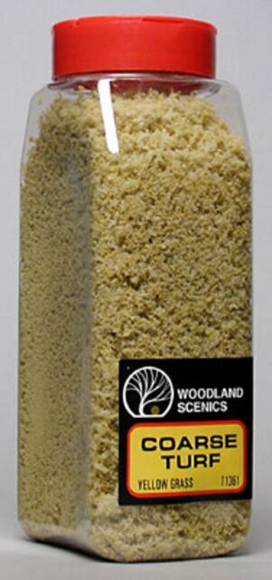 Woodland Scenics T1361 Coarse Turf Shaker, Yellow Grass