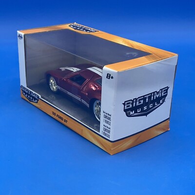 Jada Toys Big Time Muscle 2005 Ford GT 1:32 Die Cast Metal New