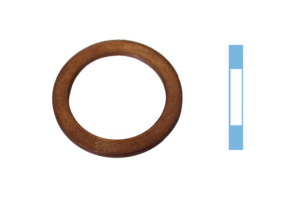005666H CORTECO Seal Ring, oil drain plug