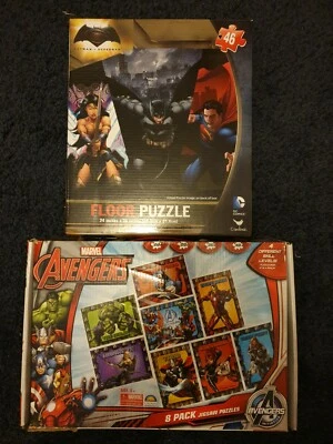 Avengers And Batman Vs Superman Puzzles Board Games