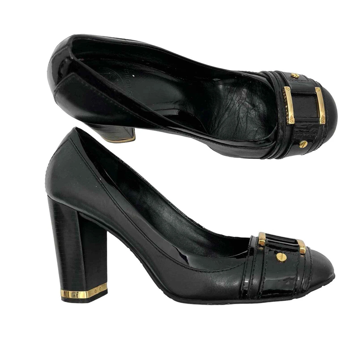 Tory burch top black heels