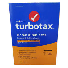 2020 Turbotax HOME & BUSINESS Federal & State Returns Personal & Self Employed