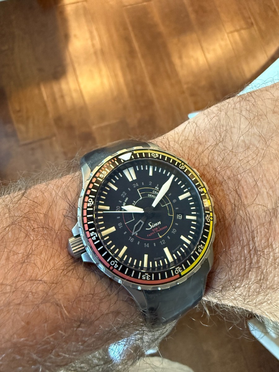 VERY RARE Sinn EZM Mission Timer Men's Automatic Watch