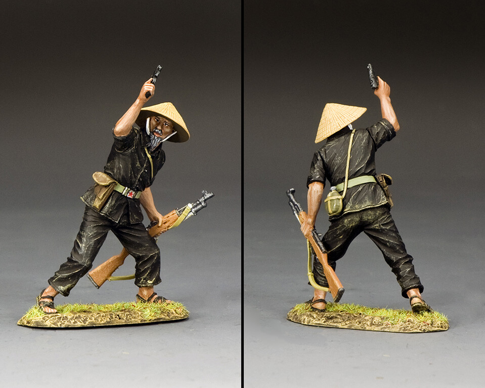 Figurine King & Country VN087 – Soldat Plomb Peint, Guerre Du Vietnam