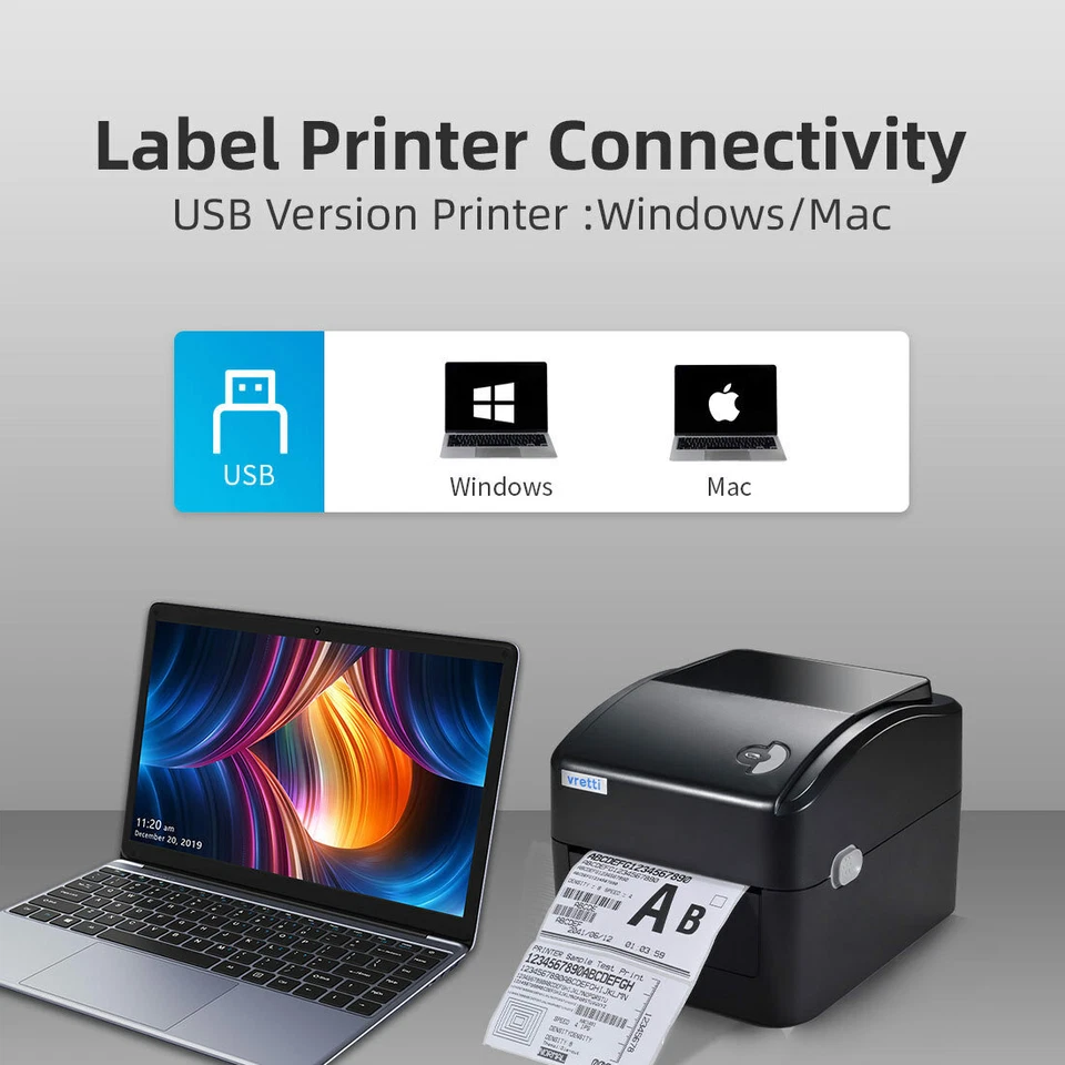 Thermal Shipping Label Printer 4x6 Cheap Printer for USPS UPS FedEx eBay Amazon - Image 3 of 4