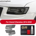 Pre-cut Headlights Smoke Paint Protection Vinyl Tint Wrap Film For Jeep Cherokee