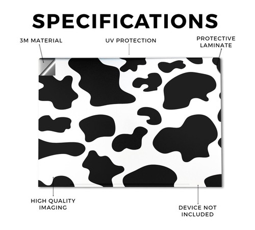 Laptop Skin Compatible with HP Envy x360 15.6” (2023) - Cow Print - - Picture 5 of 7
