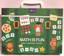 Math is Fun Math Learning Tool Kit For Kids - With Carrying Case