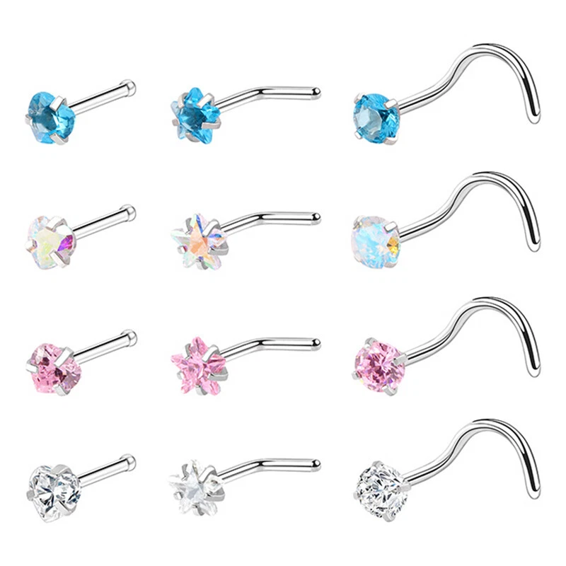 How to remove shop l shaped nose ring