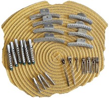 Lot of 25 Vintage Hair Styling Clips and Metal Curlers Tip Top, Misc