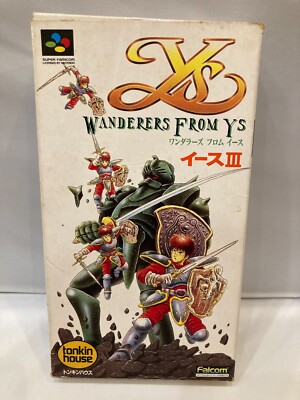 VG++ ys 3 III WANDERES FROM YS SFC Super Famicom SNES NTSC-J Japan