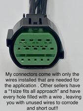 Harness Repair Connector Plug For 2021 Kia Rio Hatchback Halogen Headlight