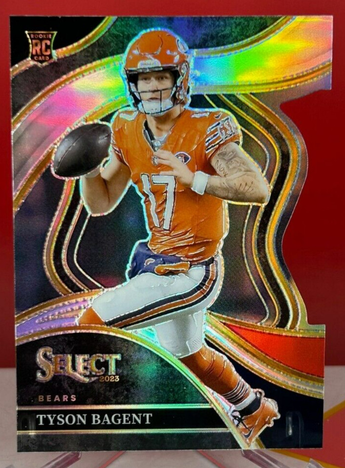 2023 Panini Select - Club Level Silver Prizm Die-Cut #208 Tyson Bagent (RC)