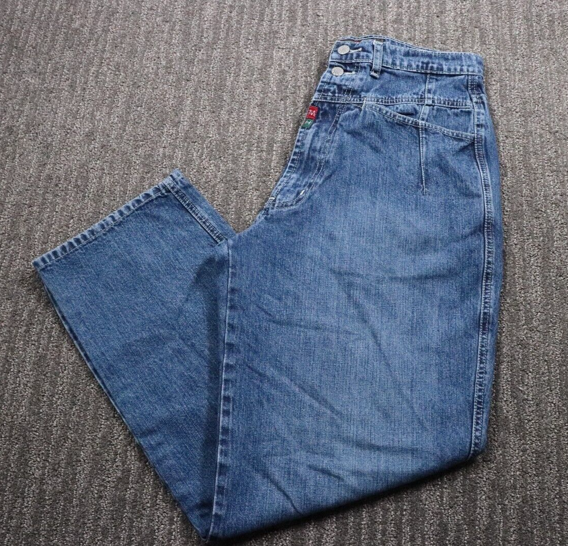 Men's Vintage 90s Denim Jeans Straight Leg Skater Baggy