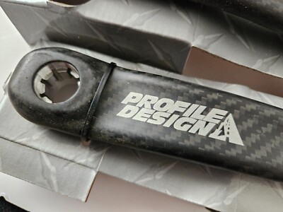 New NOS Profile Design AlpinePro Triple Carbon Crankset