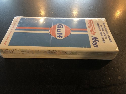 1975 Gulf Tourgide Map Pk of 10 New unopened New Hampshire Vermont Mass Conn RI - Picture 7 of 7