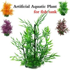 Plastic Fish Tank Plant Artificial Seaweed Water Plants Aquarium Landscaping