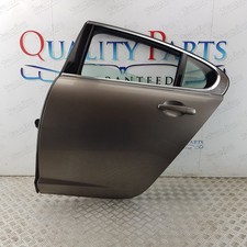 JAGUAR XF REAR DOOR  LEFT PASSENGER SIDE IN GREY LMO X250 2012