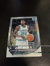 2025-26 Bowman #BCV-87 Brandon Miller Chrome Mojo Refractor Charlotte Hornets