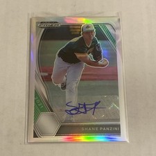 2021 Prizm Draft Shane Panzini Prospect Auto Autograph Silver Prizm