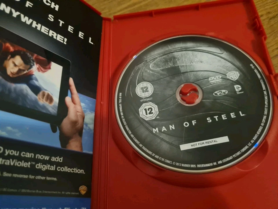 Superman Returns / Man Of Steel (DVD, 2013) {Superhero Movie} [Region 2] [UK] 12 - Image 3 of 4