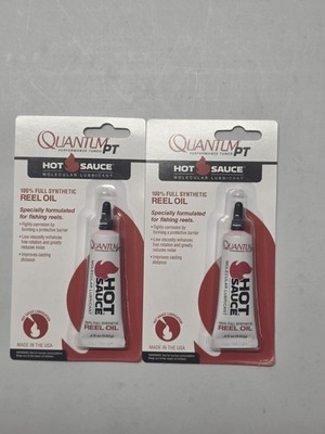 (LOT OF 2) Quantum PT Hot Sauce Fully Synthetic Reel Oil