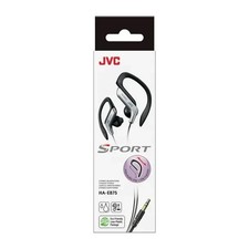 JVC Haeb75S Sport Ear Clip Earphones Adjustable Splash Proof SEALED Silver