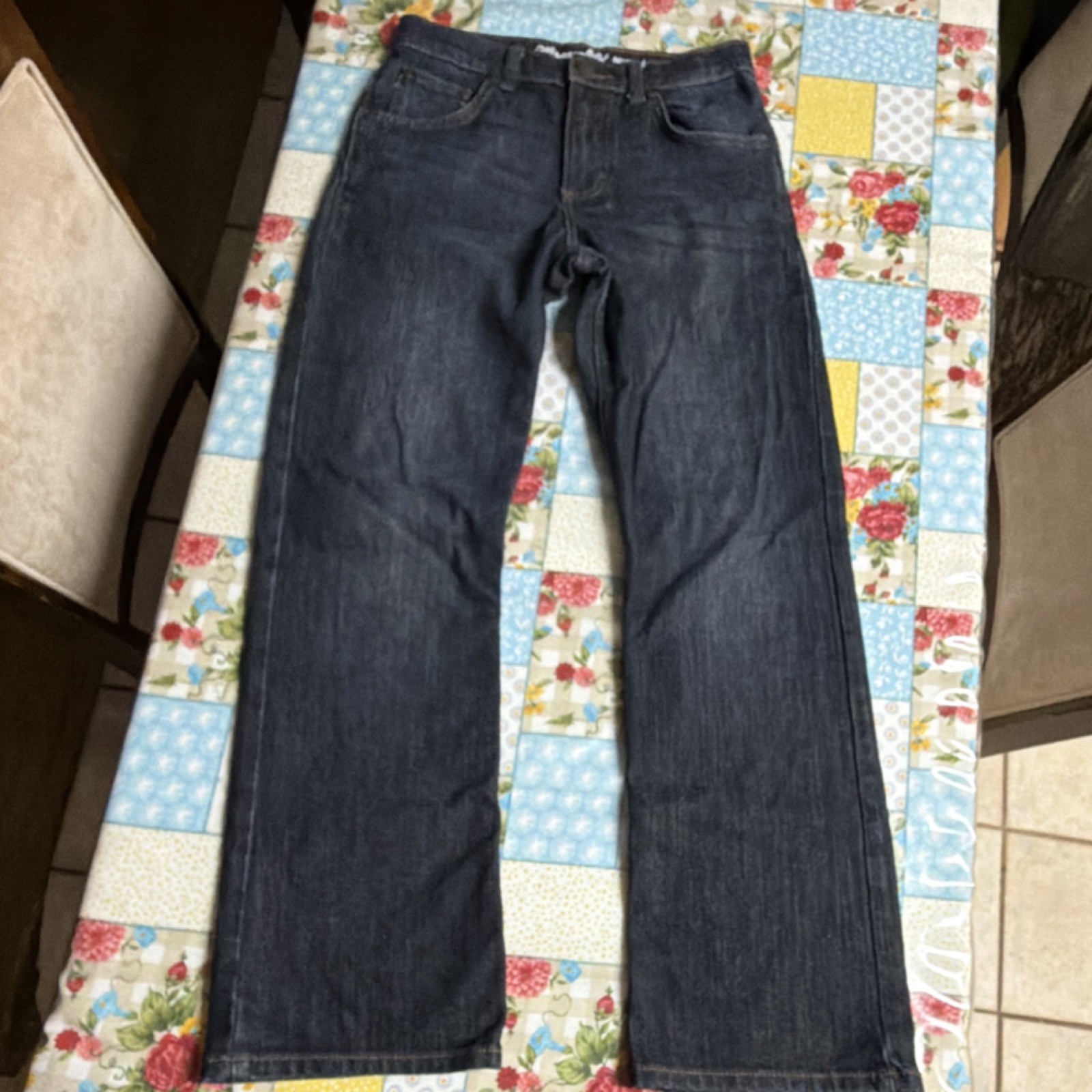 14 Slim Blue Dark Wash Denim 27x26