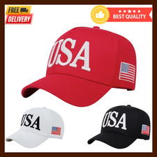 USA Donald Trump America Hat Cap Flag 45 - 47 Men Strapback Logo President New