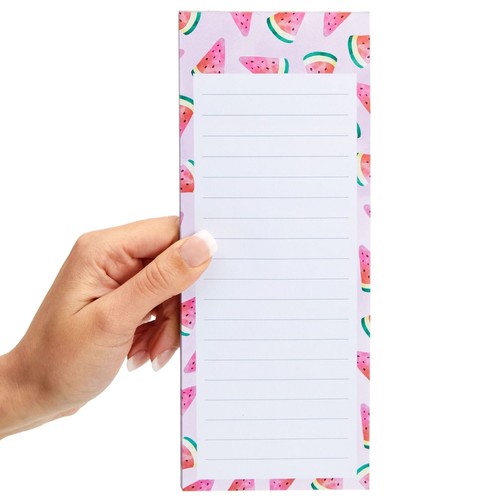 6-Pack Cute Magnetic Grocery List Paper Notepads for Fridge (6 Fruit Designs) - Picture 7 of 11