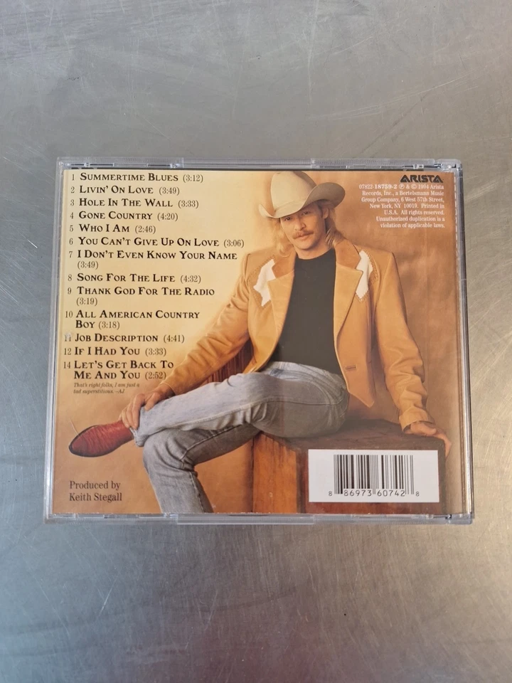 Who I Am - Audio CD By Alan Jackson - 1994 - VERY GOOD (A-2)  - Image 2 of 4