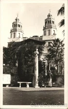 San Simeon, California CA Exterior of Hearst Castle Original Vintage RPPC
