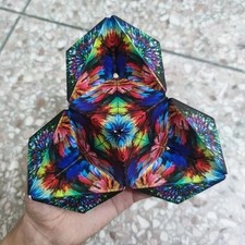 Shape Shifting Magnetic Cube 3D Fidget Toy Stress Relief Hand Flip Puzzle for Ki