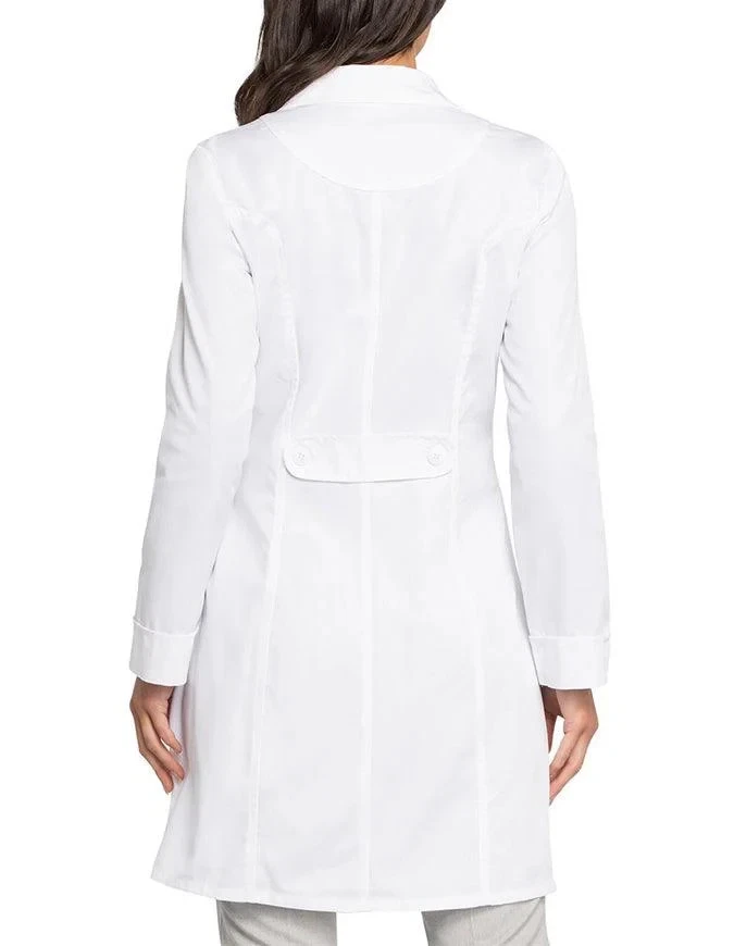 Lot Of 3 Cherokee Scrub 36" Lab Coat 2410 White Size Medium Brand New Free Ship - Image 2 of 4