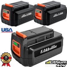 40 Volt For Black Decker 40V 5.0Ah MAX Lithium Battery LBX36 LBX2040 LBXR36