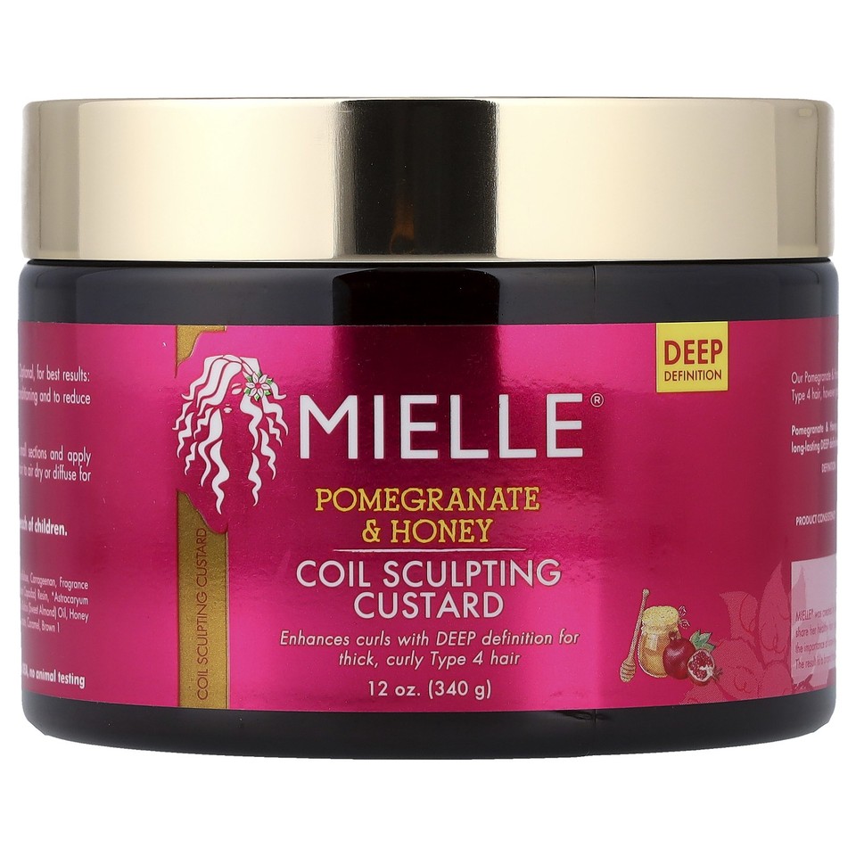 Coil Sculpting Custard, Pomegranate & Honey, 12 oz (340 g)