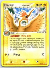 Fearow 18/100 Rare Crystal Guardians Pokemon DMG Saitou