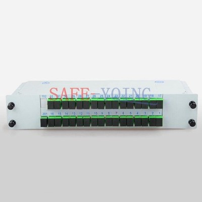 1x32 LGX Box Cassette Card Inserting SC/APC PLC splitter Module 1:32 Fiber Optic