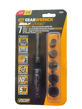 GEARWRENCH 7 Pc 1/4 & 3/8 Metric Bolt Biter Impact Extraction Socket Set 87911